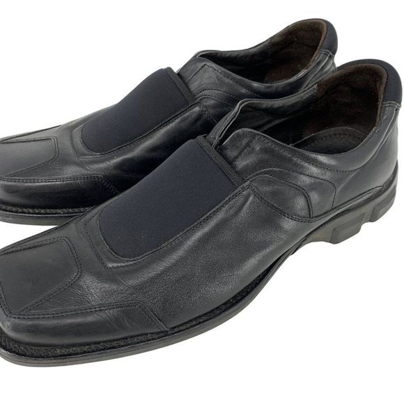 Kenneth Cole New York Mens Black Loafer Leather Sz 11.5 Italy 3818 - Picture 5 of 10